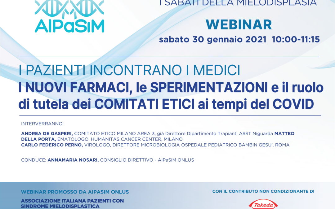 AIPaSiM – Webinar 30 gennaio 2021